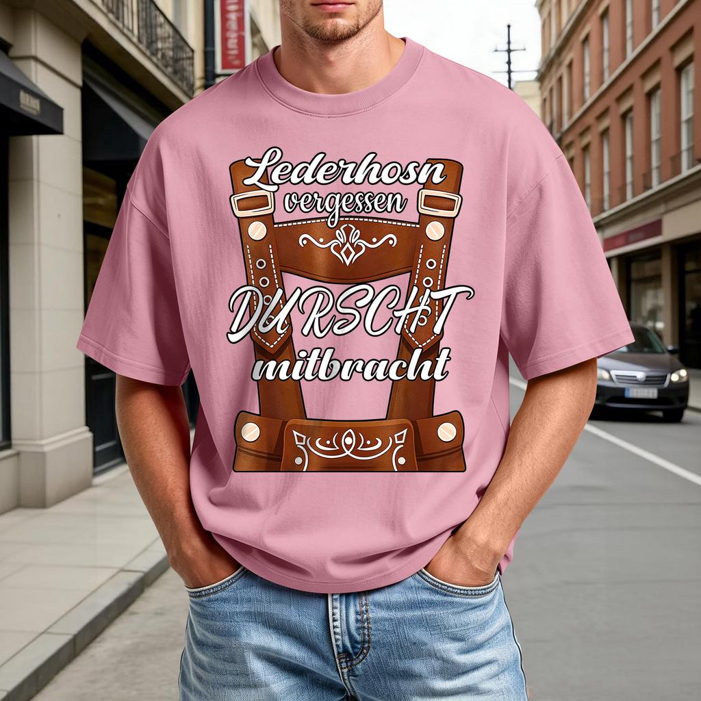 Men's Summer Round Neck Short Sleeve Shirt Oktoberfest Beer Festival Print Casual Comfortable Fit Lightweight Breathable Fabric Tee
