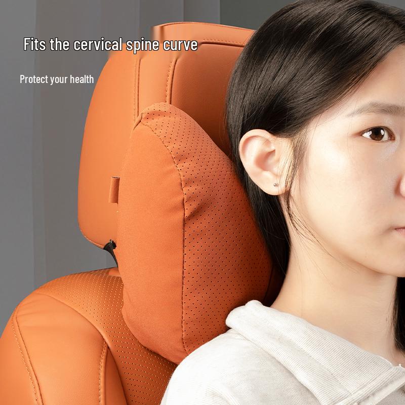 Sada polštářů na opěrku hlavy a bederní opěrku do auta - 5dílný polštář na krk a záda pro nová vozidla