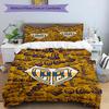 Boca Juniors Football Club Design Pattern Duvet Cover Set – includes 1 duvet cover and 2 matching pillowcases Bedroom decor Christmas gifts