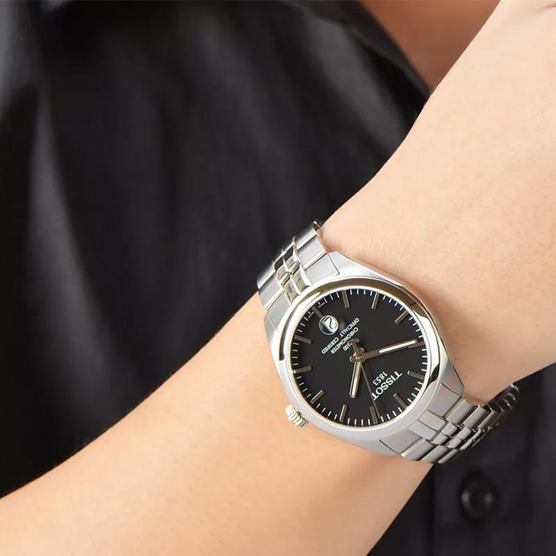 Tissot PR100 Collection Quartz Movement 100m Water Resistance Men's Watches Watch 39mm Black Dial T101.451.11.051.00