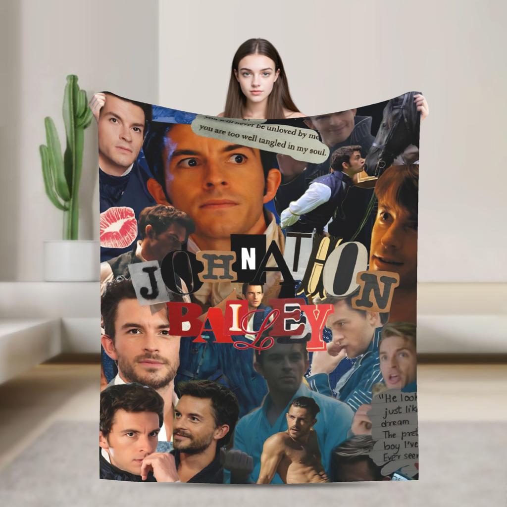 Jonathan Bailey Blanket  Travel Flannel Throw Blanket For Couch Bed Super Soft Design Quality Bedspread Gift Idea