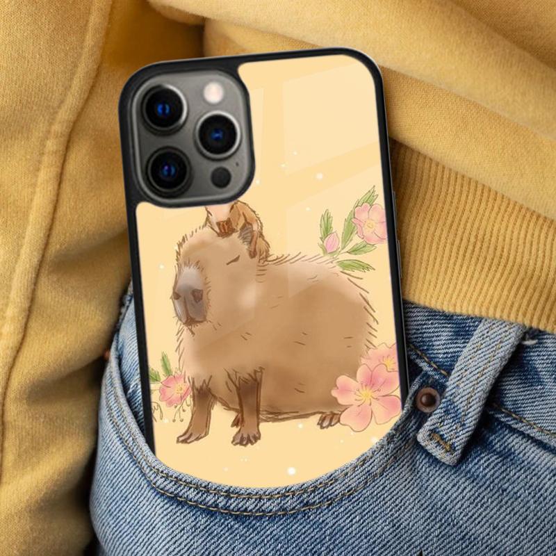 Guinea pig Funny Cartoon Soft Phone Case for iPhone 17 Air 16e Pro max 15 Pro 13 14 Plus 11 12 MagSafe Magnetic Coque