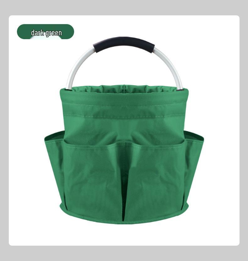 Portable Outdoor Picnic and Beach Basket – Foldable, Multi-Purpose Storage Bag for Bathroom or Mother and Baby Needs.