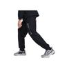 Li Ning Fitness Series Letter Print Cuffed Warm Fleece Knit Sports Pants Men Bottoms Black AKLTC15-2