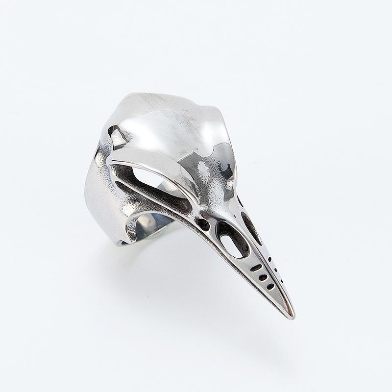 Woodpecker, Ring, Fashion Domineering, Finger Cover, Alternative Long Pointed Ring