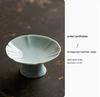 Chinese Style Ceramic Dessert Plate - Exquisite Small Tray for Mooncakes and Snacks, 2025 New Design