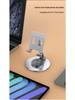 360° Rotatable Aluminum Stand for Mobile/Tablet - Portable & Adjustable for Hands-Free Use