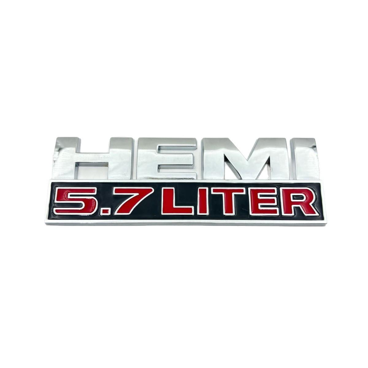 Металлическая декаль 5.7L HEMI для Dodge RAM 1500/2500, наклейка для модифицированного автомобиля