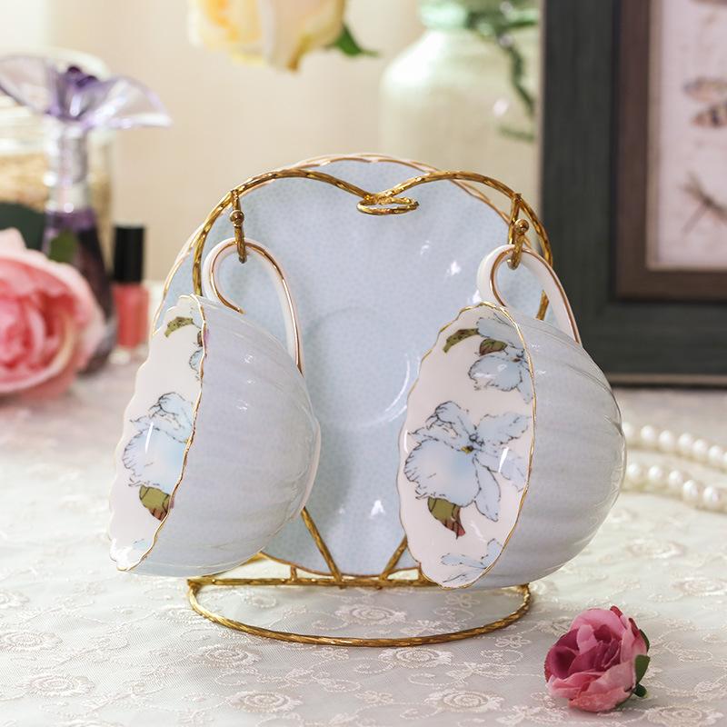 European Style Coffee Cup Set Household Flower Tea Cup