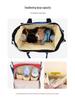 Large Capacity Splash-proof Mummy Bag: Fashionable Multi-Purpose Travel and Baby Bag