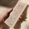 [SOOANG STUDIO] Myosotis (sandy ver.)/Korean CUTE holographic Stickers/DIY Decorative Stickers Idol Card Photo Album Diary