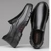 Mens Genuine Leather Loafer Shoes Big Size 38-48 Breathable Business Daily Wear Shoes Plush Comfort Slip On Driving Moccasin Shoes All Season
