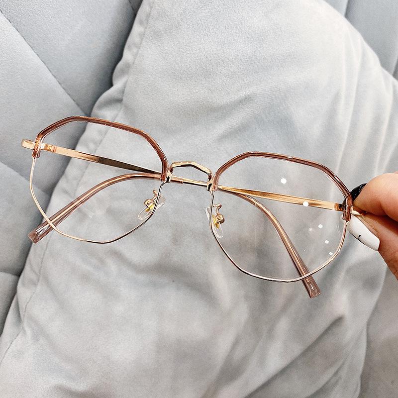 

Fashion Style Glasses Frames Material Semi-Rimless Frames Woman Blue Light Blocking Eye Glasses For Men