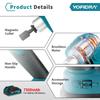 YOFIDRA Brushless Electric Screwdriver Multifunctional Cordless Efficient Hammer Drill Power Tools For Makita 18V Battery