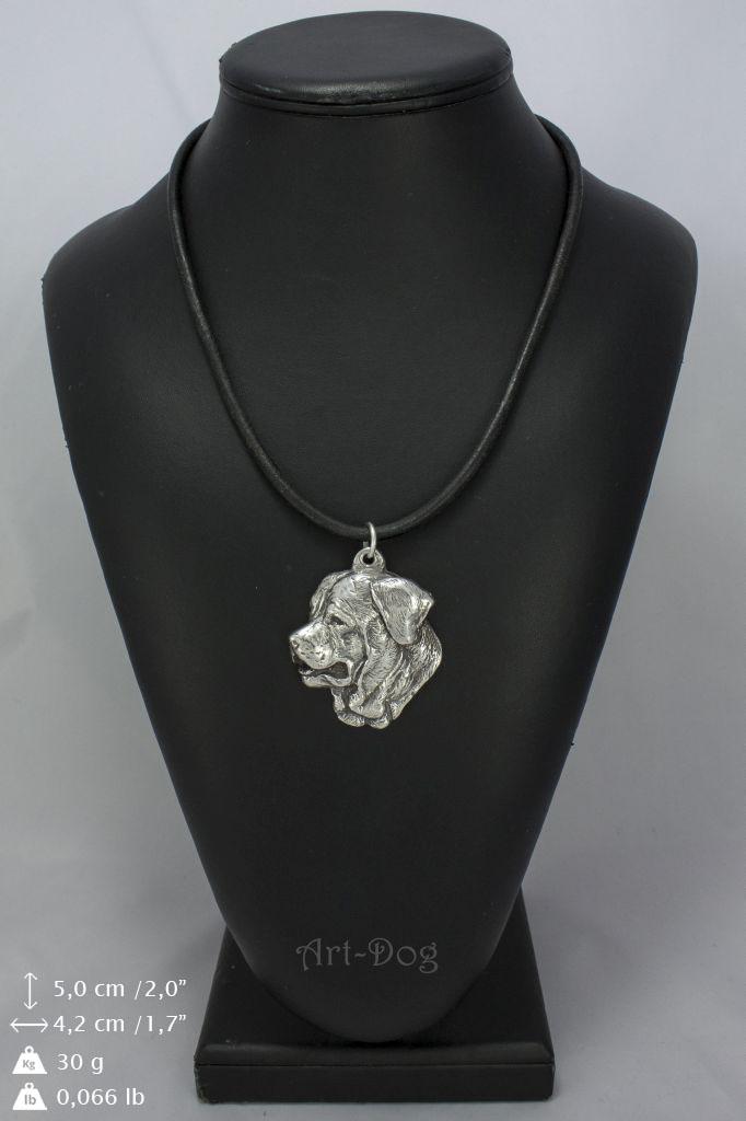 Tosa Inu, Tosa-Ken, Japanese Mastiff - Necklace with dog, silver-plated pendant for dog fan, unique jewelry by Art-Dog brand