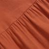 Damen locker Bluse Übergröße Laternenärmel Lässig Tunika Oberteil Bequem Einfarbiges Hemd für Frühling Sommer
