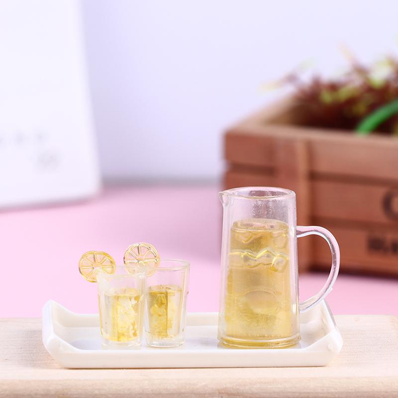 1:12 Dollhouse Mini Resin Table lamp TV Rocking Chair Stool Tea Set Furniture Kitchen Japanese Style Groceries Crafts Decor Toy
