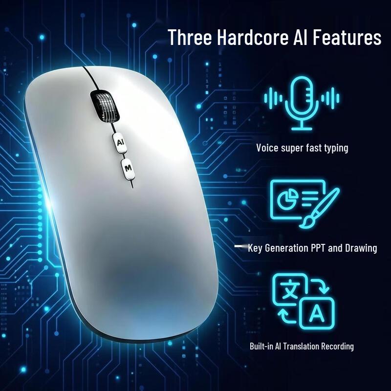 OLOEY AI-Powered Wireless Bluetooth Voice Mouse