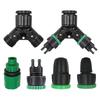 Garden Hose Y Shape Connector 1/2" 3/4" Faucet Hose Quick Joint Kit Hose Connector Garden Accessories Ibc Tank Adapters