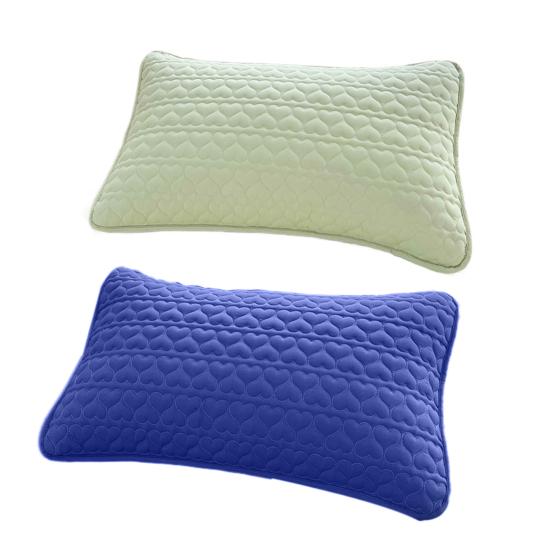 Polstrovaný povlak na polštář Prošívaný Vodotěsný Chránič polštáře Vzor srdce Obálkový povlak na polštář Ochrana proti prachu a potu pro Domov Školu Kolej