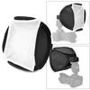 23cm Plastic Pure White Portable Folding Flash Light SLR Camera Softbox Photography Fill Light Cover