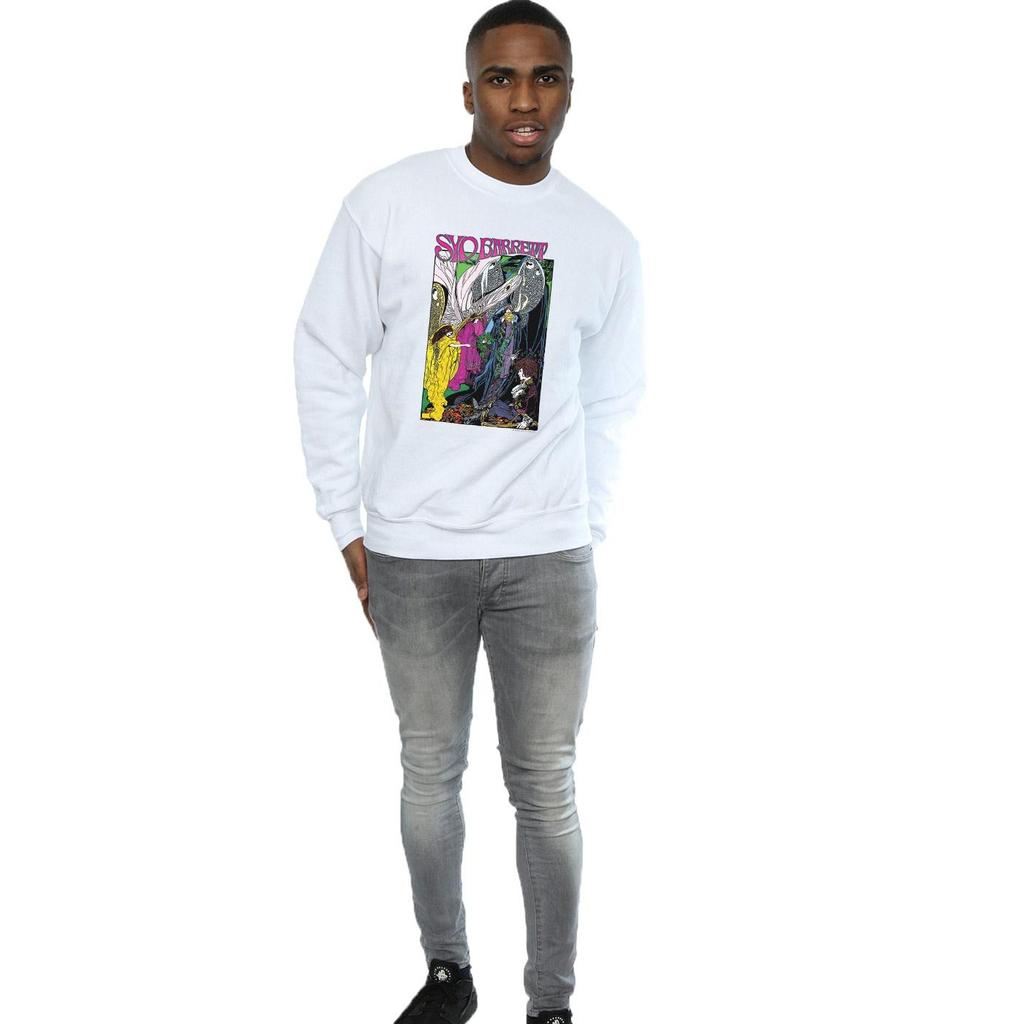 Syd Barrett Mens Fairies Poster Sweatshirt