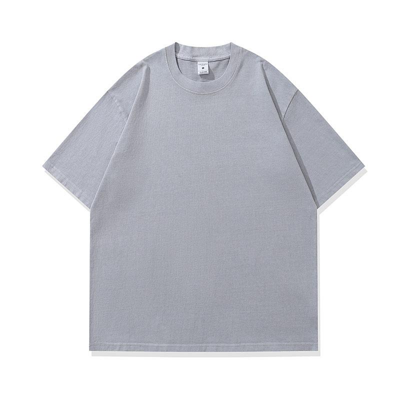 American High Street Retro Old Washed Light Version Short-Sleeved T-Shirt Loose Pod Printing Bottoming T-Shirt Men