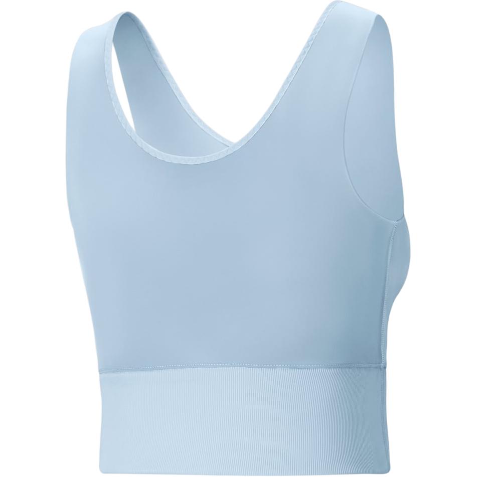 Puma Exhale Solid Moisture Wicking Comfortable Solid Color Sports Tank Top Women Tops Light-Blue 520069-89