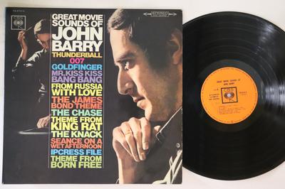 LP Record JOHN BARRY - Great Movie Sounds Of John Barry YS674C CBS 1966 Japan Soundtracks & Musicals Used