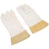 1 Pair TIG Welding Gloves Soft Sheepskin Comfortable Gloves Working Hands Safety ProtectionL 10.2in Length 4.3in Width