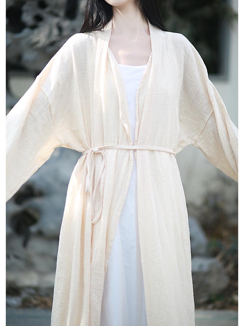 

Ретро кардиган с поясом Дзен: Литературный стиль, Защита от солнца, 3 цвета. One Size