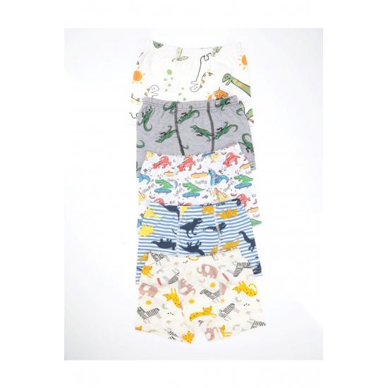 

Хлопковые трусы-боксеры из 5 предметов для мальчиков 10-11 Yaş разноцветный