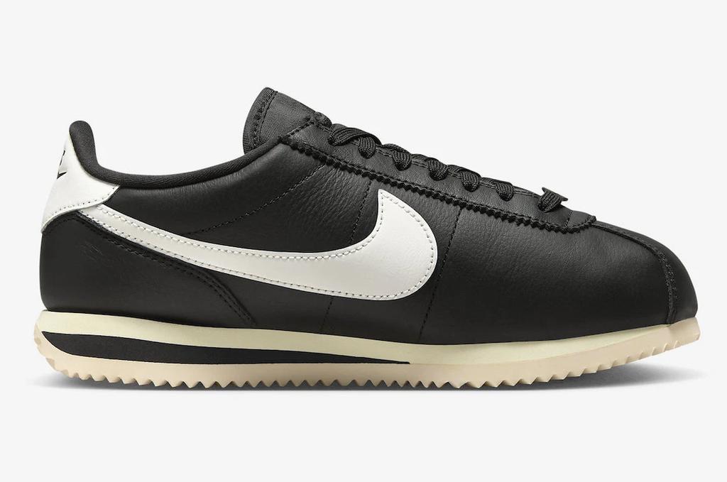 FB6877-001 Nike Cortez 23 PRM Black and Sail (Women's)