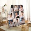 HEARMNY KPOP Kim Soo Hyun Blanket Super Soft Warm Microfiber Fabric Blanket For Couch Throw Travel Adult Blanket 0719