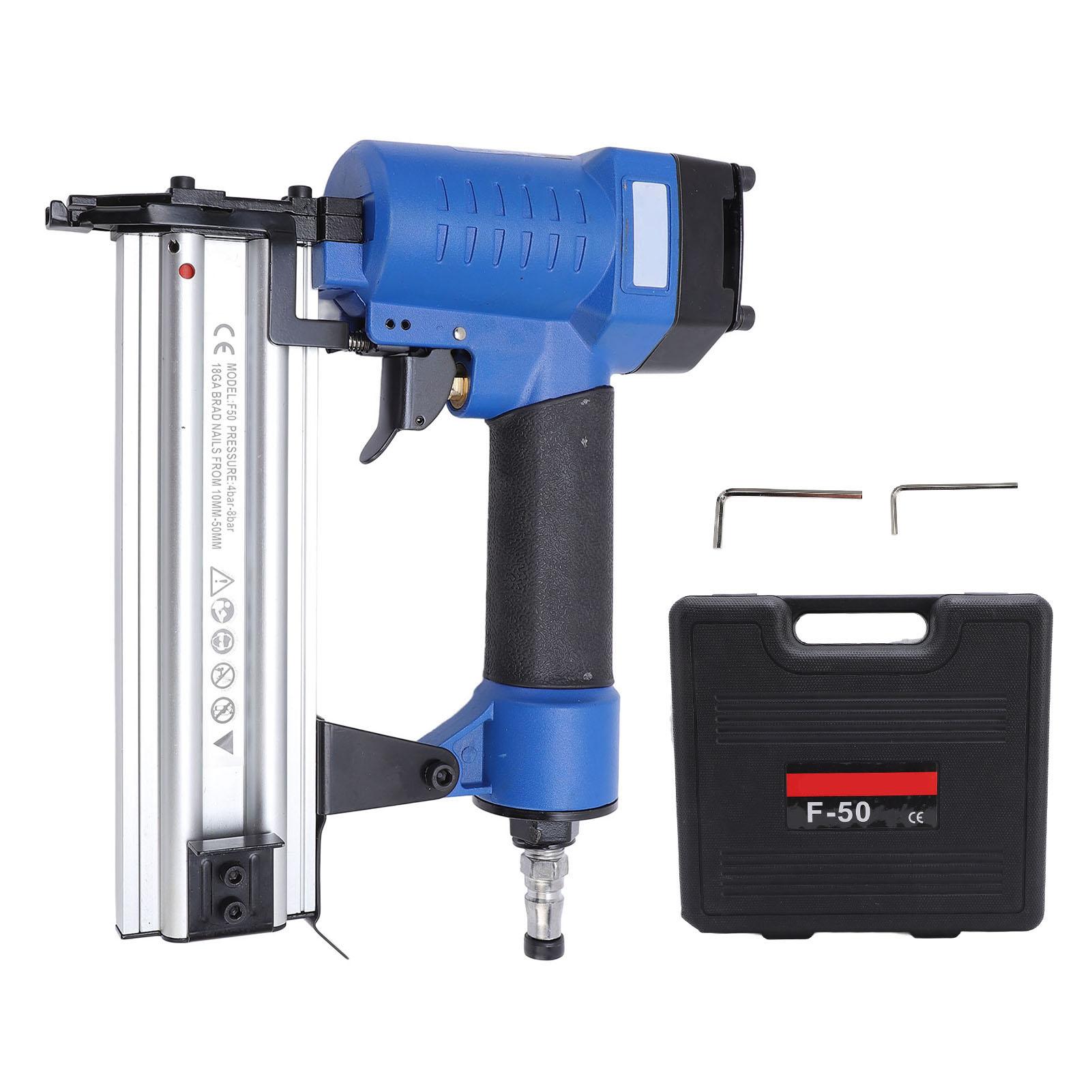 

Pneumatic Brad Nailer Woodworking Air Powered Brad Nail Gun for Gauge 18 382in Nails