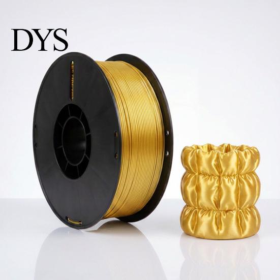 3D Printer Accessories PLA Filament, 1Kg Spool, 1.75mm, Neatly Wound Spool Filament Printing Metallic Silk Fit Most FDM Printers Accessoty