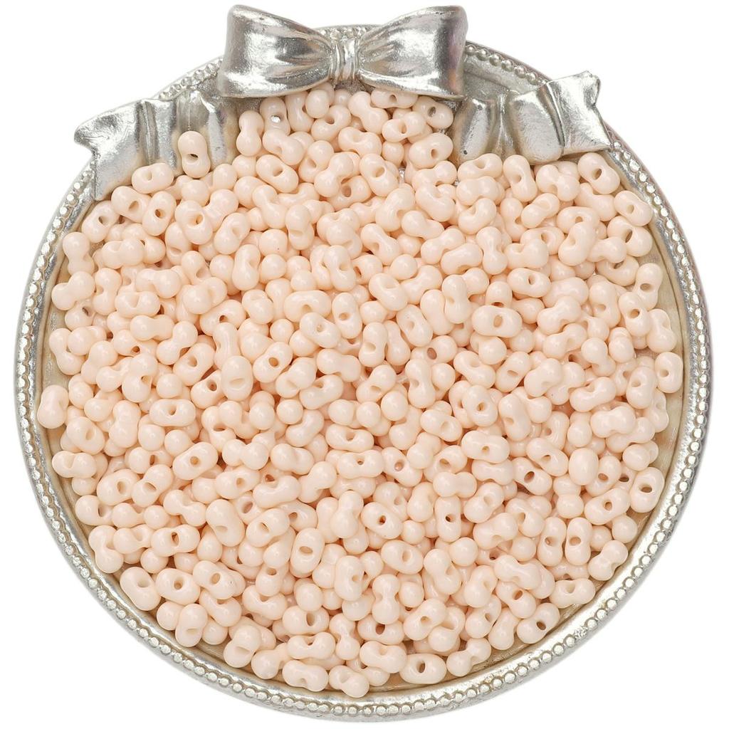100pcs Glass Beads Charm Czech Peanut Beads Seed Spacer Beads For Jewelry Making Accessories