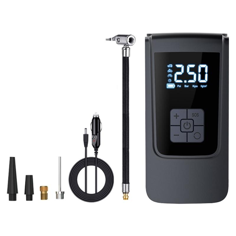 

Digital Tire Inflator Portable Car Air Compressor Air Pumps with Flashlight Power Function Universal Tire Inflator