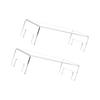 Models Rack Clear 2pcs/set Cupcake Acrylic for Holder Riser Storage Display