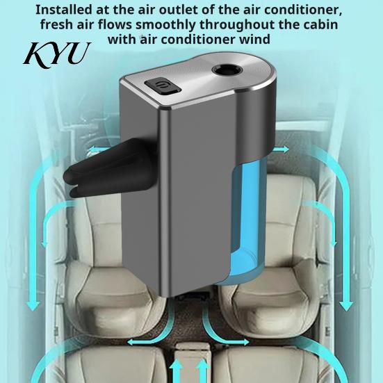 Automatic Car Scent Diffuser Smart Air Freshener Sprayer, Aroma for Vehicle AC Vent, Odor Eliminator USB Rechargeable Essential Oil Interior And Home