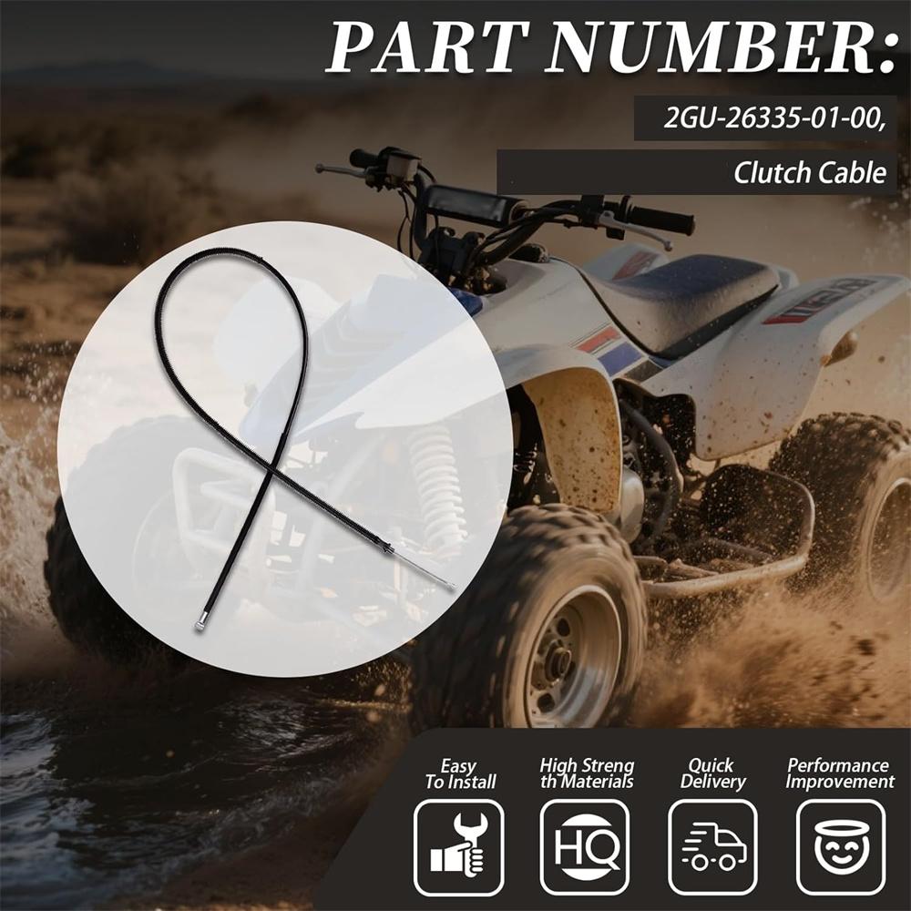 Clutch Cable Line 2GU-26335-01-00 For Yamaha Banshee YFZ350 YFZ 350 1987-2006