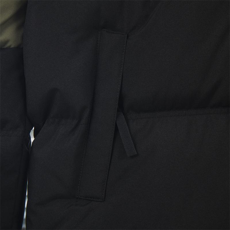 Bei Jia Unisex Winter Hooded Embroidered Padded Jacket - Youth & Adult Thick Cotton Coat Trendy Outerwear