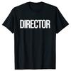 Funny Vintage Director Filmmaker Film Crew Graphic T-shirt Men Women Hip Hop Oversized T Shirt 100% Cotton Comfort T-shirts