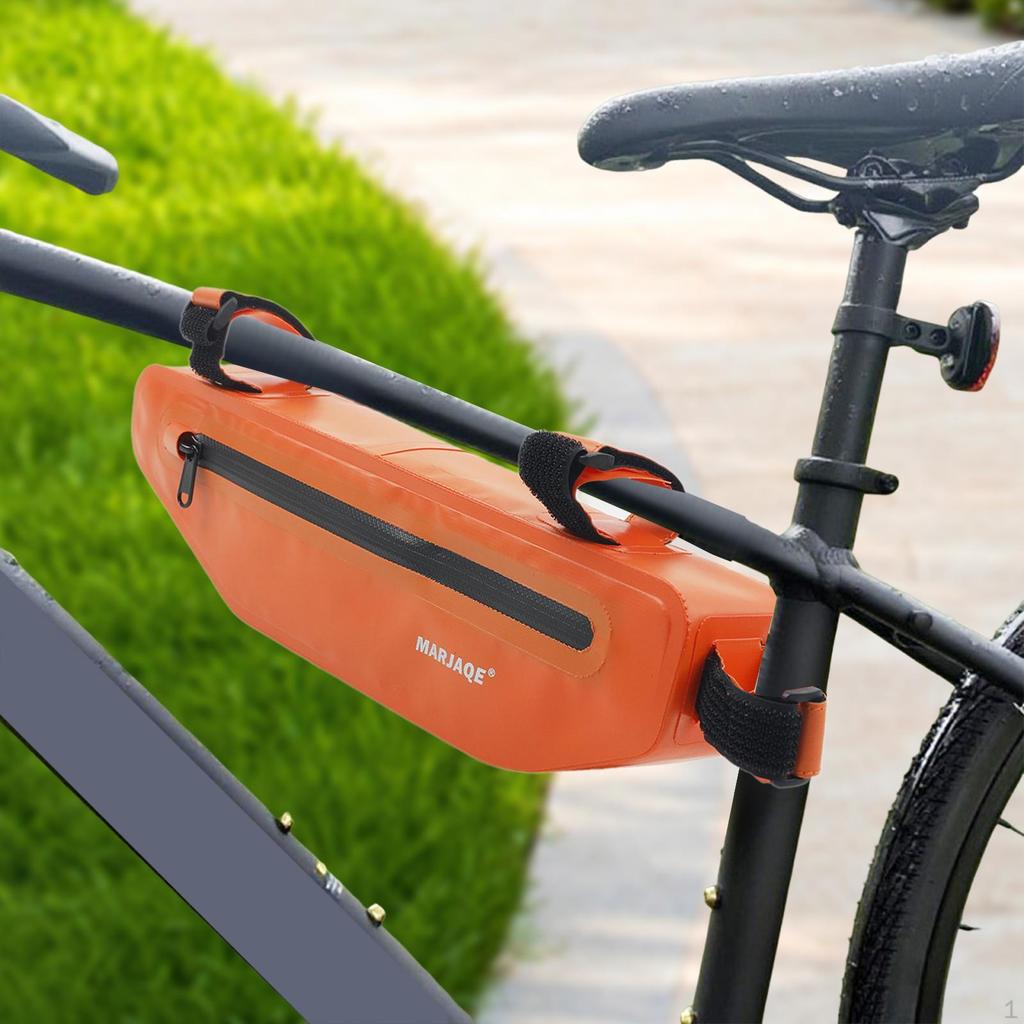 Bike Frame Bag 1.5L Bicycle under Top Tube Dirty Resistant Mountain Road Accessory