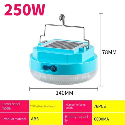 Solar Outdoor Tent Camping Light Charging Emergency Light Portable High Brightness LED Night Market Stall Lighting