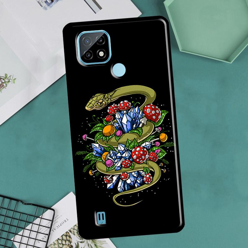 Shrooms Hippie Zauberpilz Hülle Für OnePlus Nord 2 9 10 Pro 9R 10R 8T Hülle Für Realme GT Master Neo 2 3 8i 9i 8 Pro