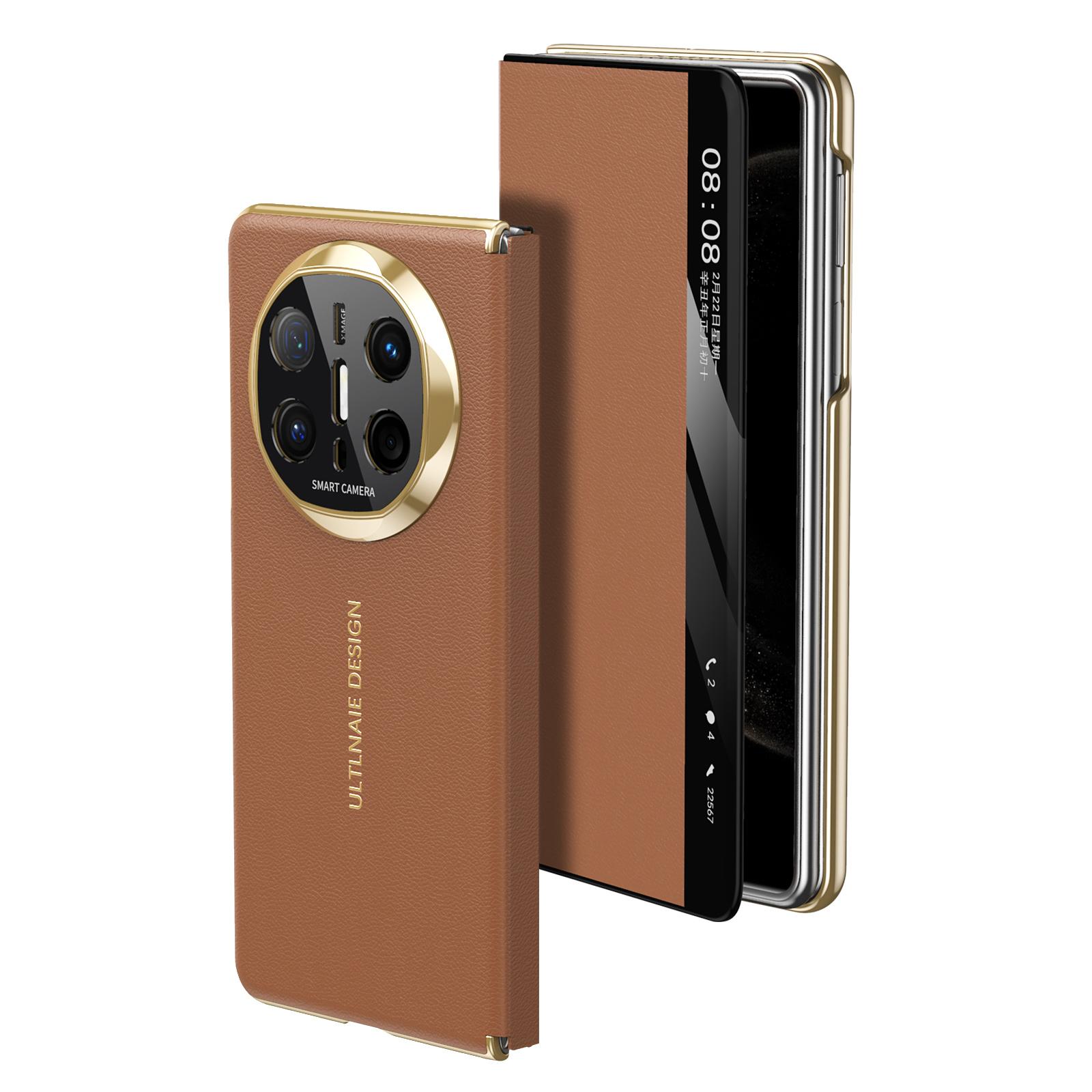 

Для Huawei Mate X6 Защита объектива с магнитной высококачественной кожаной противоударной, защитой от отпечатков пальцев и масляных пятен Чехол для телефона For Huawei Mate X6