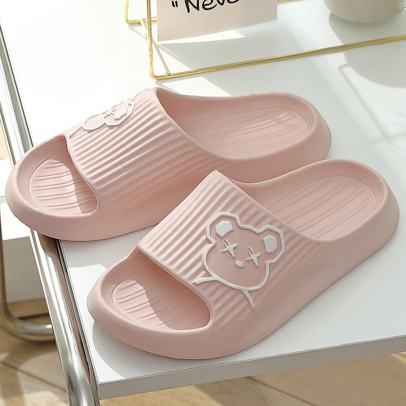 

Сандалии женские летние домашние купальные нескользящие мужские сандалии с мягкой подошвой Shit Sense 32-33 розовый