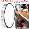 Imperial and Metric Scales Metal Tape Measure Self-Adhesive Adhesive Backed Tape Ruler  Woodworking