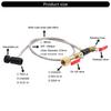 Professional CO2 Cylinder Refill Adapter Gas Bottle Connector CO2 Cylinder Maker Double Adapter CGA320 To G1/2 for Filling